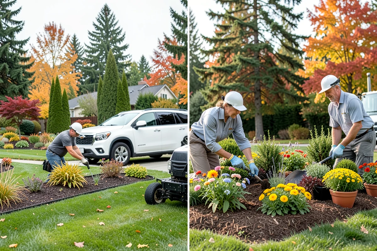 Lawn Top Dressing in DuPont, Pierce County, WA - Mow and prepare the lawn