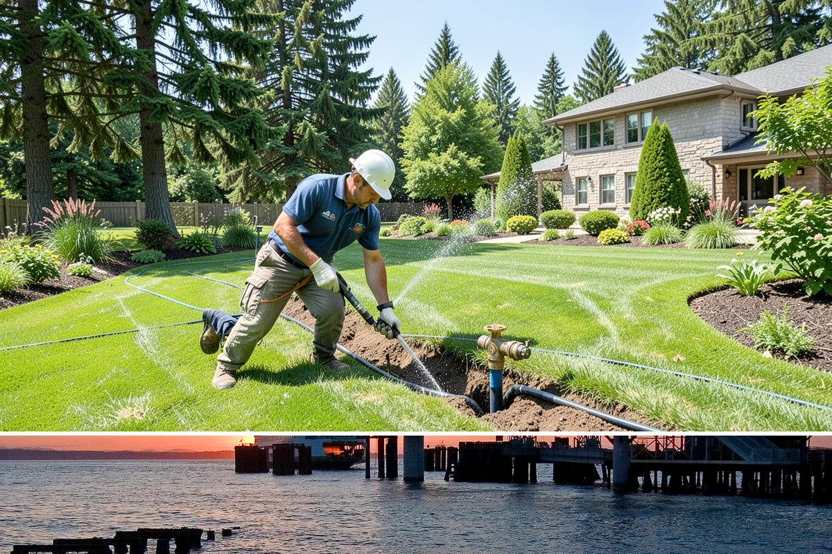Lawn Top Dressing in Edmonds, Snohomish County, WA - Best in early fall or spring, typically paired with aeration and overseeding.