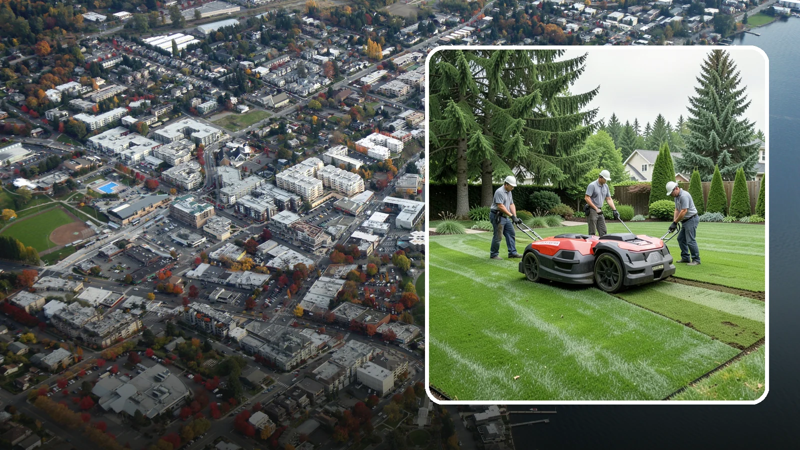 Lawn Top Dressing in Kirkland, King County, WA - Topdressing with quality compost that levels the surface and improves your soil over time.