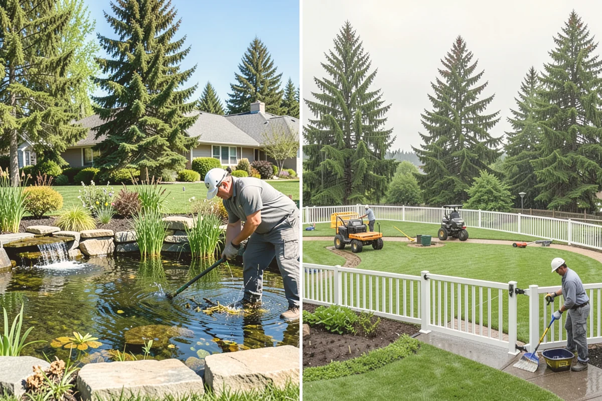 Lawn Top Dressing in Kirkland, King County, WA - Mow and prepare the lawn