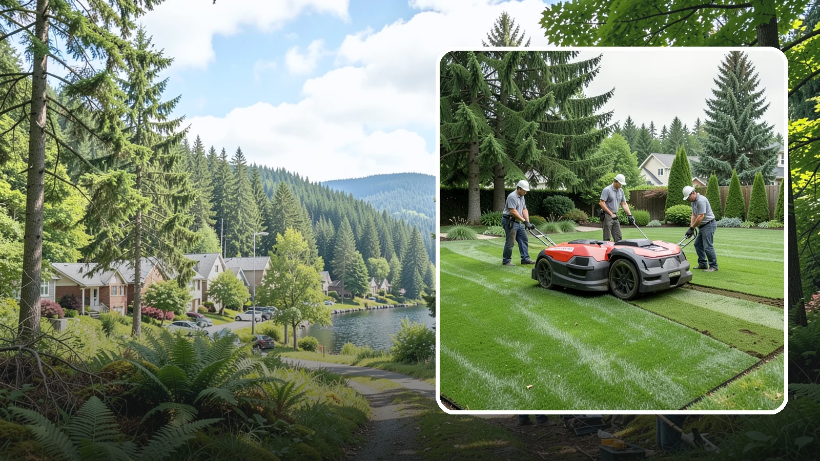 Lawn Top Dressing in Lake Forest Park, King County, WA - Topdressing with quality compost that levels the surface and improves your soil over time.