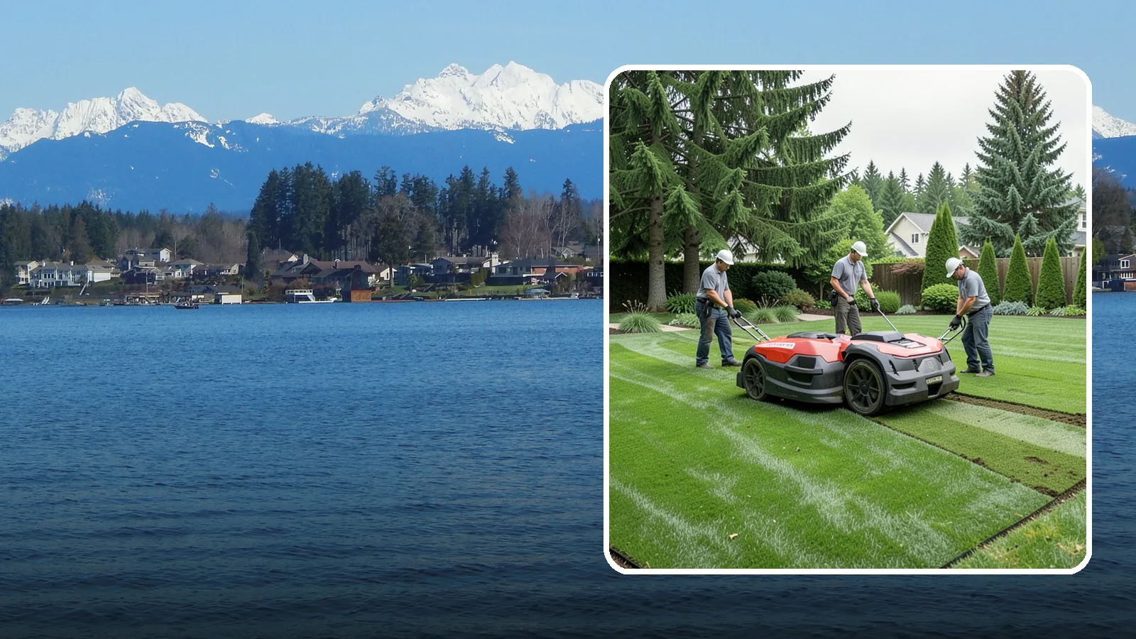 Lawn Top Dressing in Lake Stevens, Snohomish County, WA - Topdressing with quality compost that levels the surface and improves your soil over time.