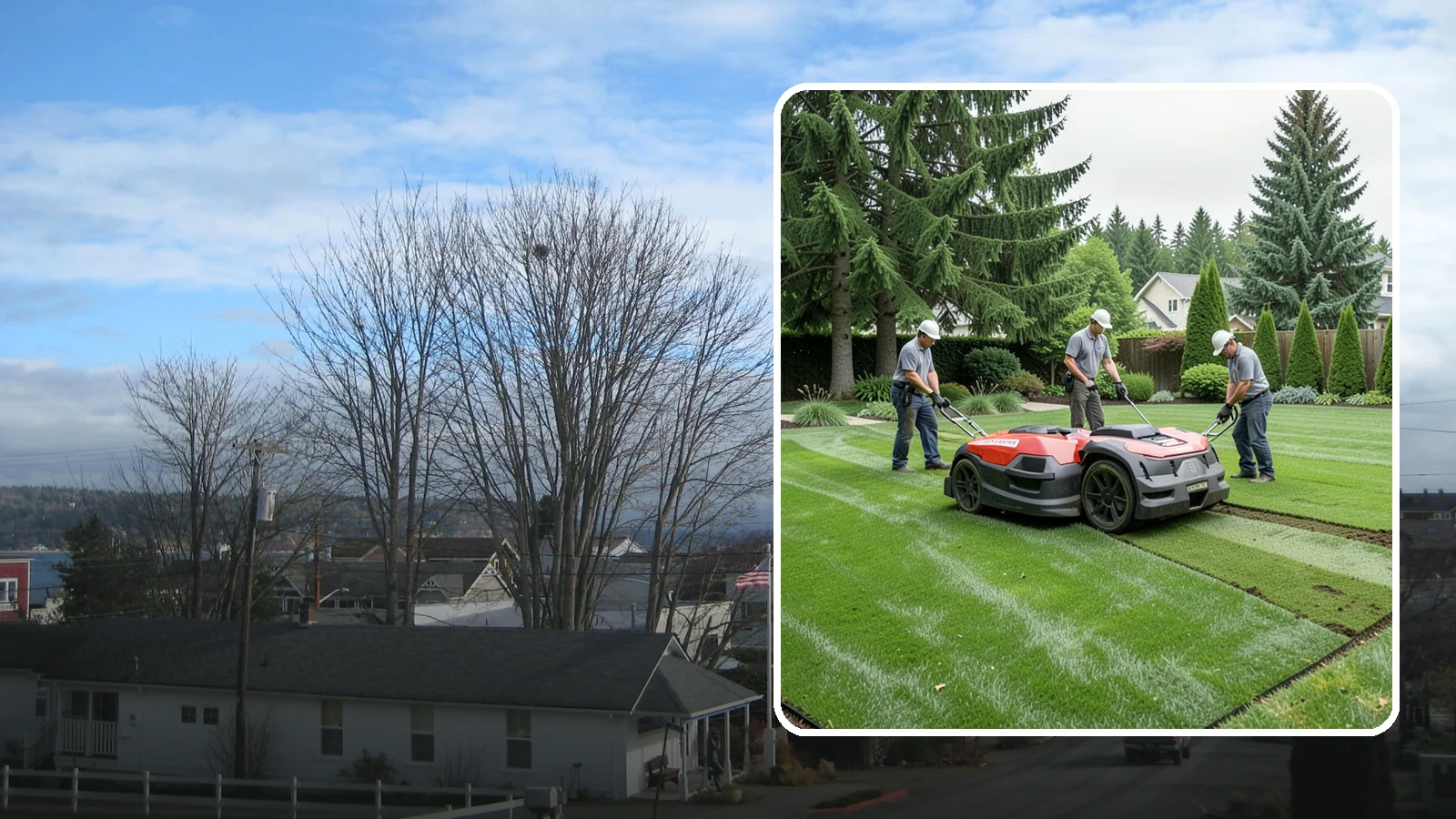 Lawn Top Dressing in Langley, Island County, WA - Topdressing with quality compost that levels the surface and improves your soil over time.
