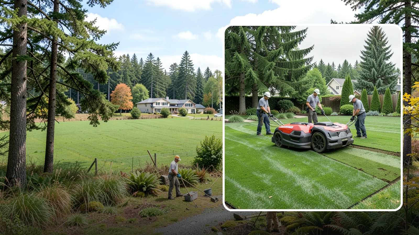 Lawn Top Dressing in Lyman, Skagit County, WA - Topdressing with quality compost that levels the surface and improves your soil over time.