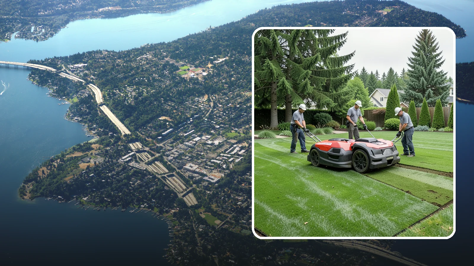 Lawn Top Dressing in Mercer Island, King County, WA - Topdressing with quality compost that levels the surface and improves your soil over time.
