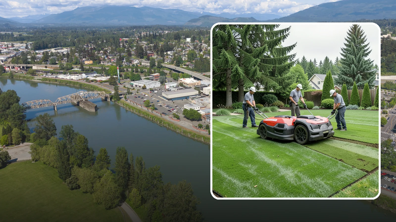Lawn Top Dressing in Mount Vernon, Skagit County, WA - Topdressing with quality compost that levels the surface and improves your soil over time.
