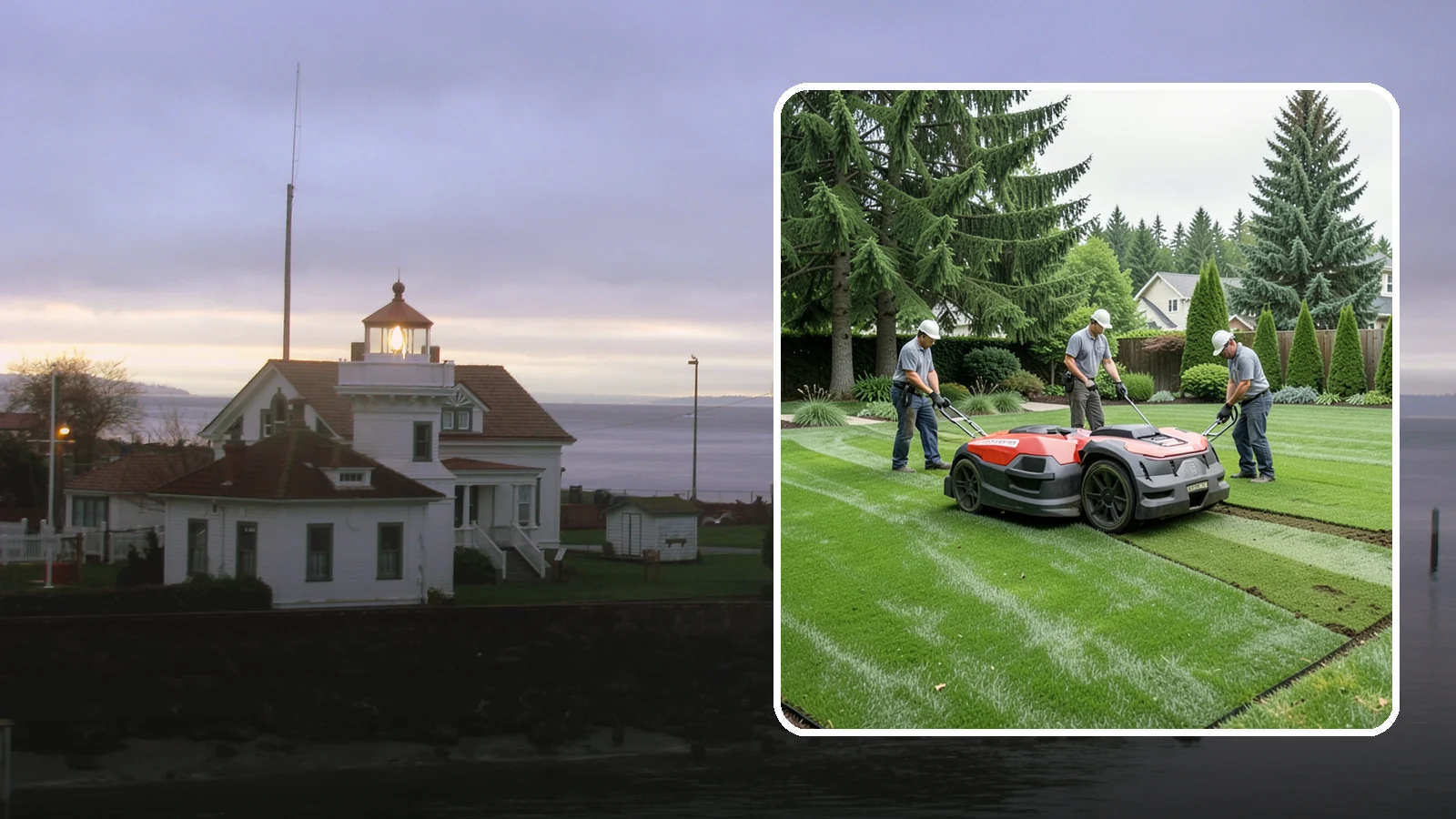 Lawn Top Dressing in Mukilteo, Snohomish County, WA - Topdressing with quality compost that levels the surface and improves your soil over time.