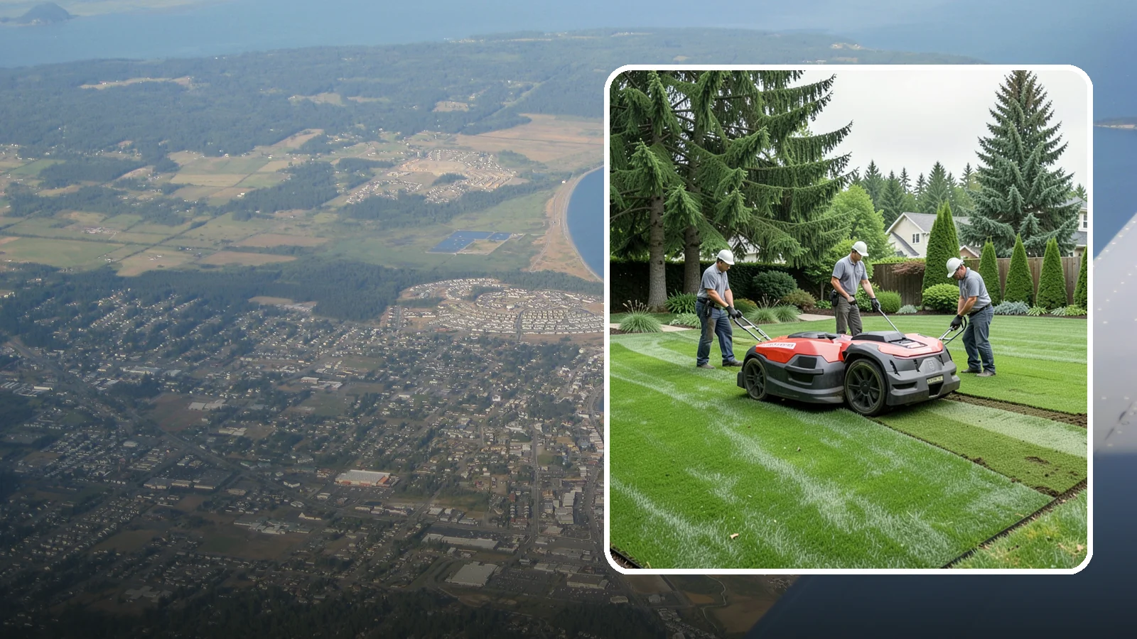 Lawn Top Dressing in Oak Harbor, Island County, WA - Topdressing with quality compost that levels the surface and improves your soil over time.