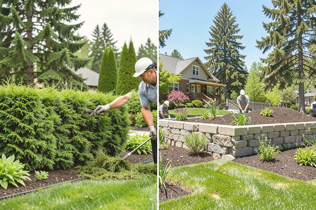 Lawn Top Dressing in Orting, Pierce County, WA - Mow and prepare the lawn