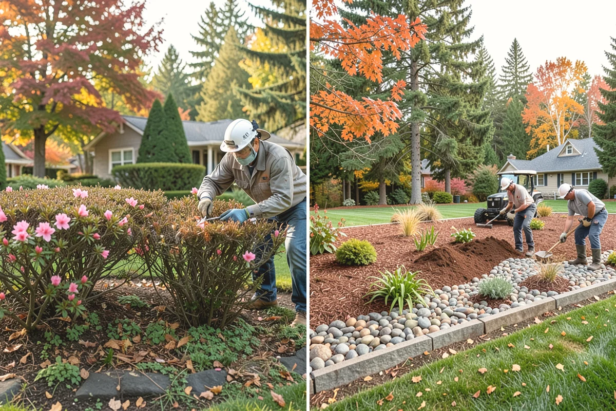 Lawn Top Dressing in Ruston, Pierce County, WA - Mow and prepare the lawn