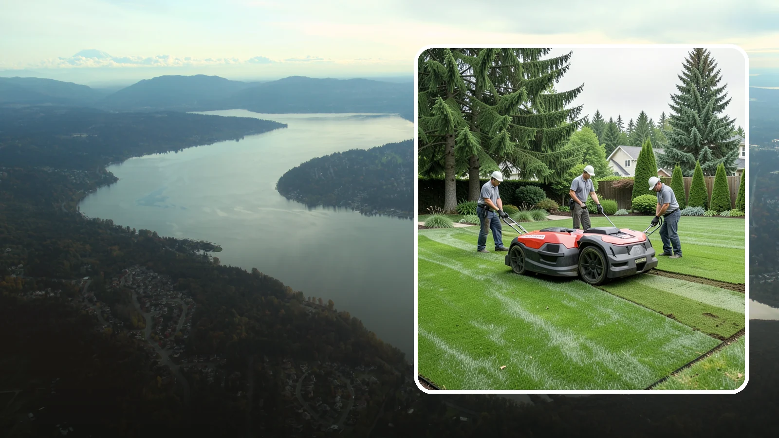 Lawn Top Dressing in Sammamish, King County, WA - Topdressing with quality compost that levels the surface and improves your soil over time.