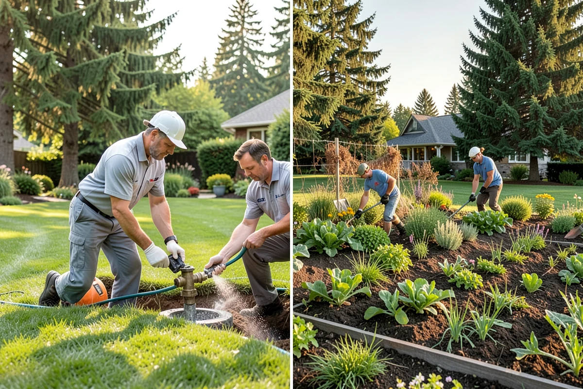 Lawn Top Dressing in Seattle, King County, WA - Mow and prepare the lawn