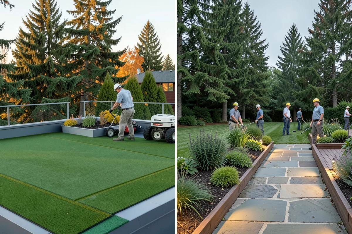 Lawn Top Dressing in Sedro-Woolley, Skagit County, WA - Mow and prepare the lawn