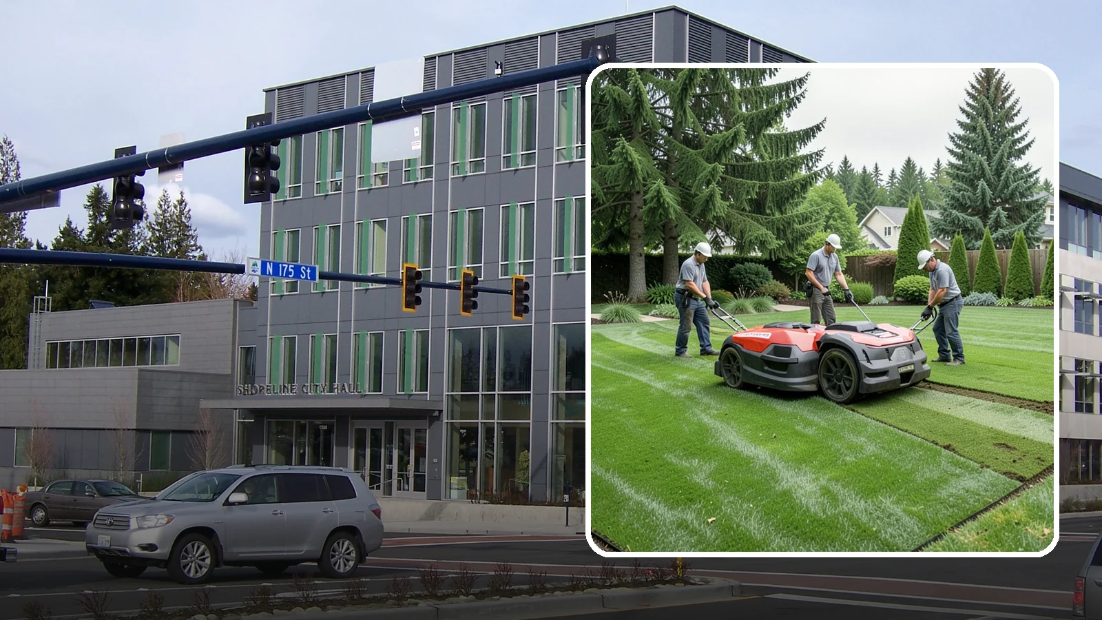 Lawn Top Dressing in Shoreline, King County, WA - Topdressing with quality compost that levels the surface and improves your soil over time.