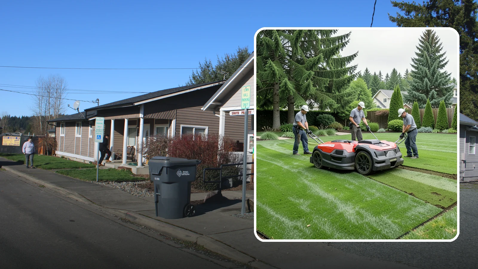 Lawn Top Dressing in South Prairie, Pierce County, WA - Topdressing with quality compost that levels the surface and improves your soil over time.