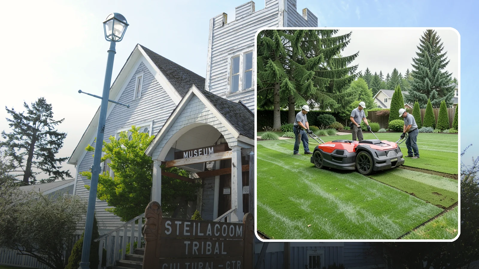 Lawn Top Dressing in Steilacoom, Pierce County, WA - Topdressing with quality compost that levels the surface and improves your soil over time.