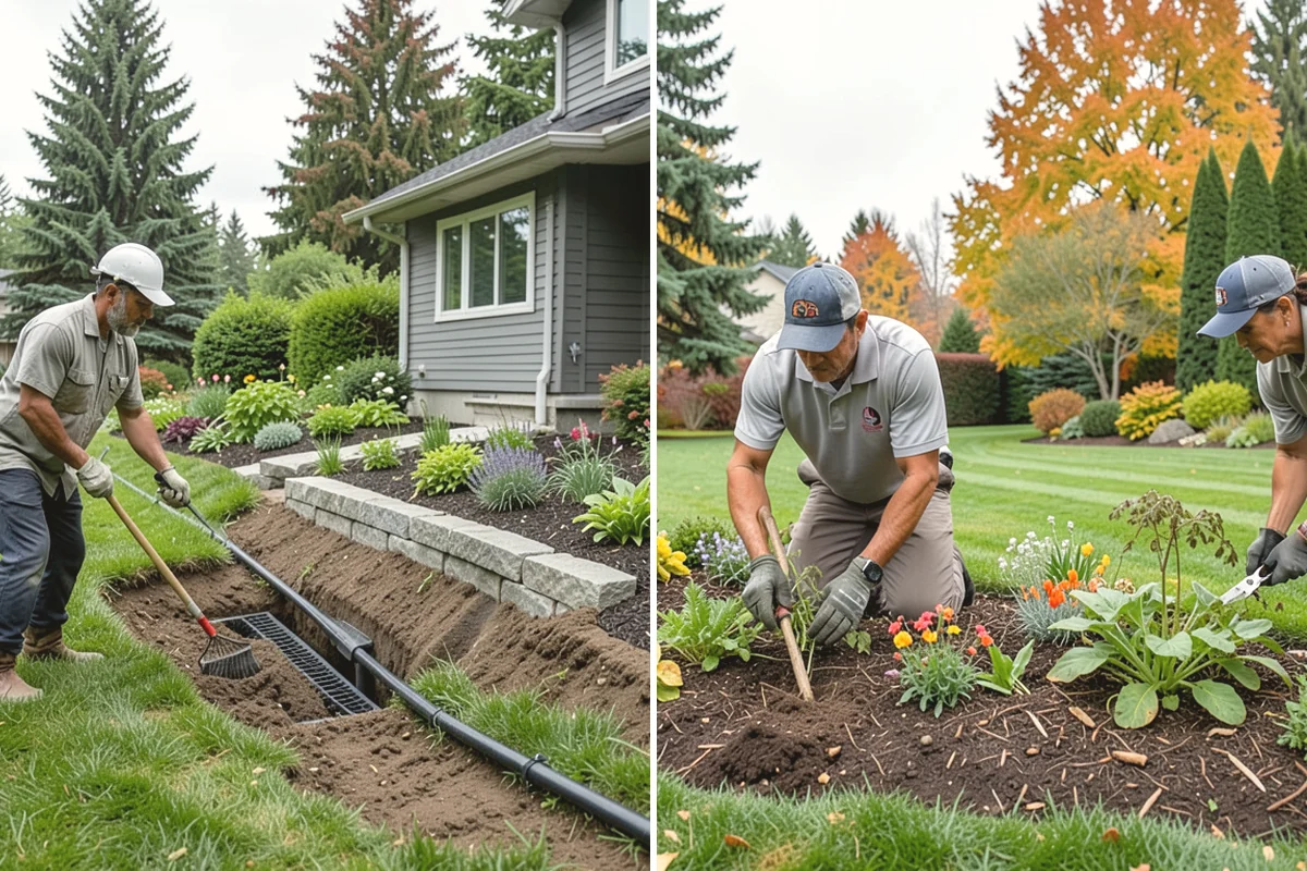 Leaf Removal in Anacortes, Skagit County, WA - Assess the leaf drop and problem areas