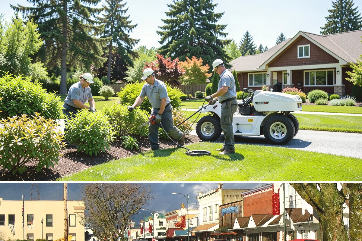 Leaf Removal in Arlington, Snohomish County, WA - Done through the fall, often on a recurring schedule.