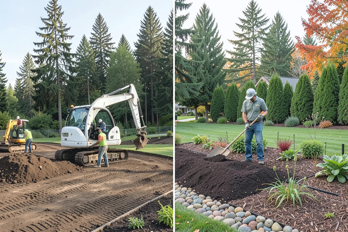 Leaf Removal in Bonney Lake, Pierce County, WA - Assess the leaf drop and problem areas