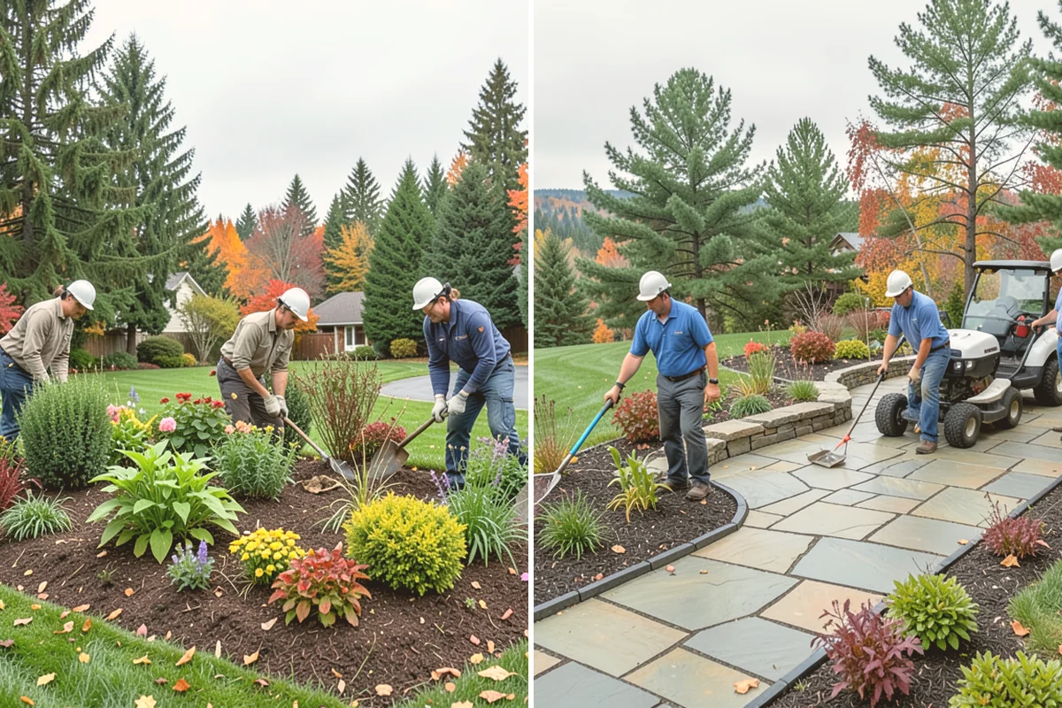 Leaf Removal in Bothell, King County, WA - Assess the leaf drop and problem areas