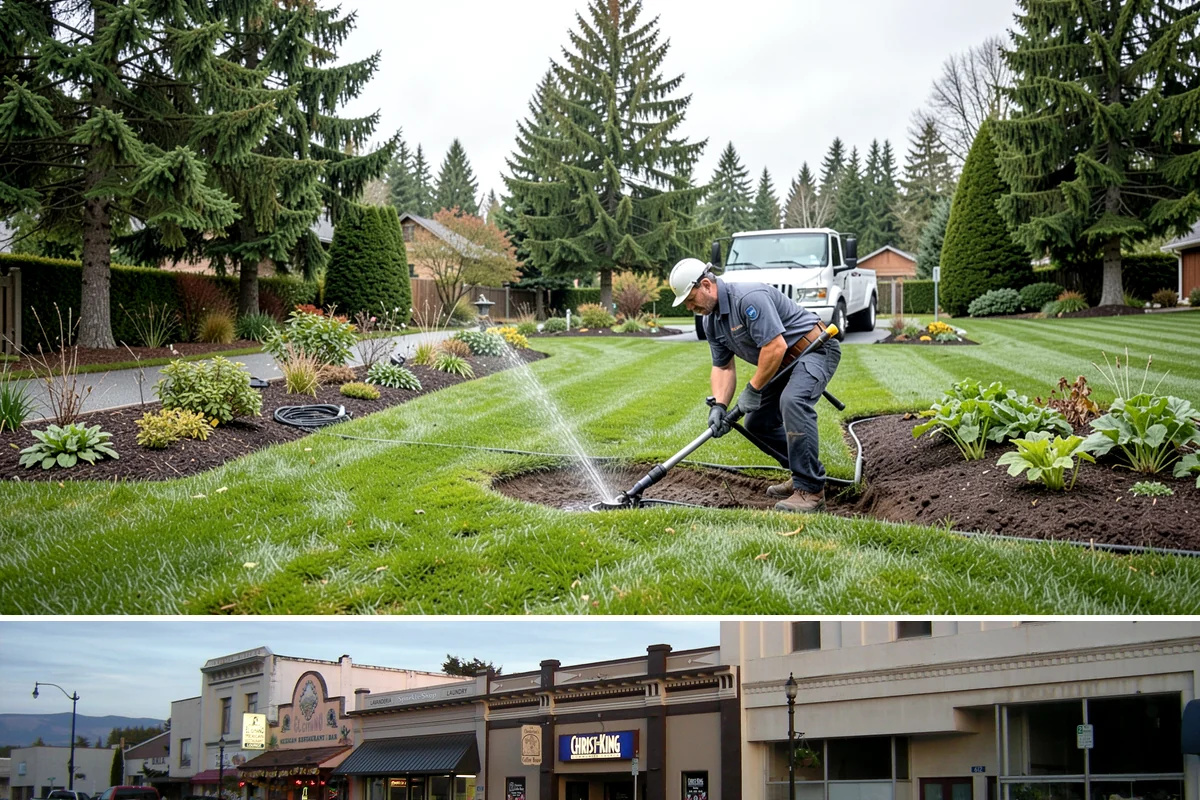 Leaf Removal in Burlington, Skagit County, WA - Done through the fall, often on a recurring schedule.