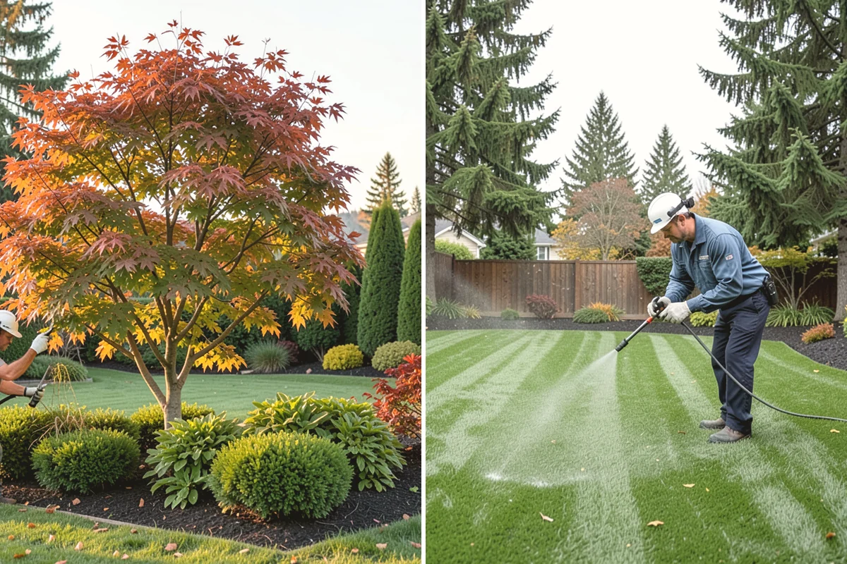 Leaf Removal in Carnation, King County, WA - Assess the leaf drop and problem areas