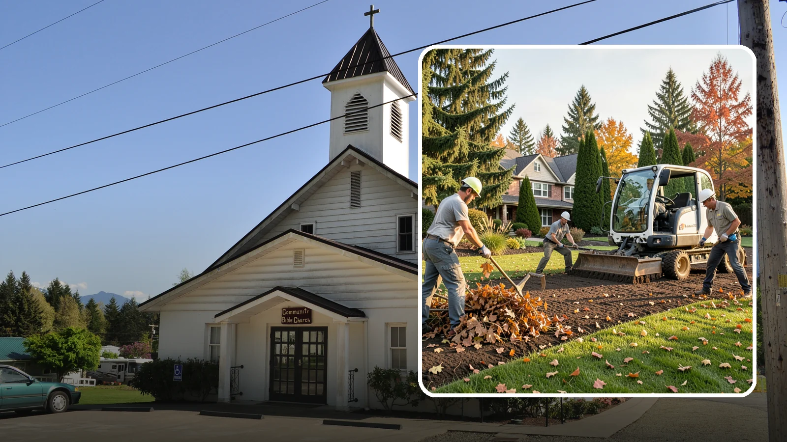 Leaf Removal in Concrete, Skagit County, WA - Efficient leaf cleanup and removal that keeps lawns healthy and your property tidy through the fall.