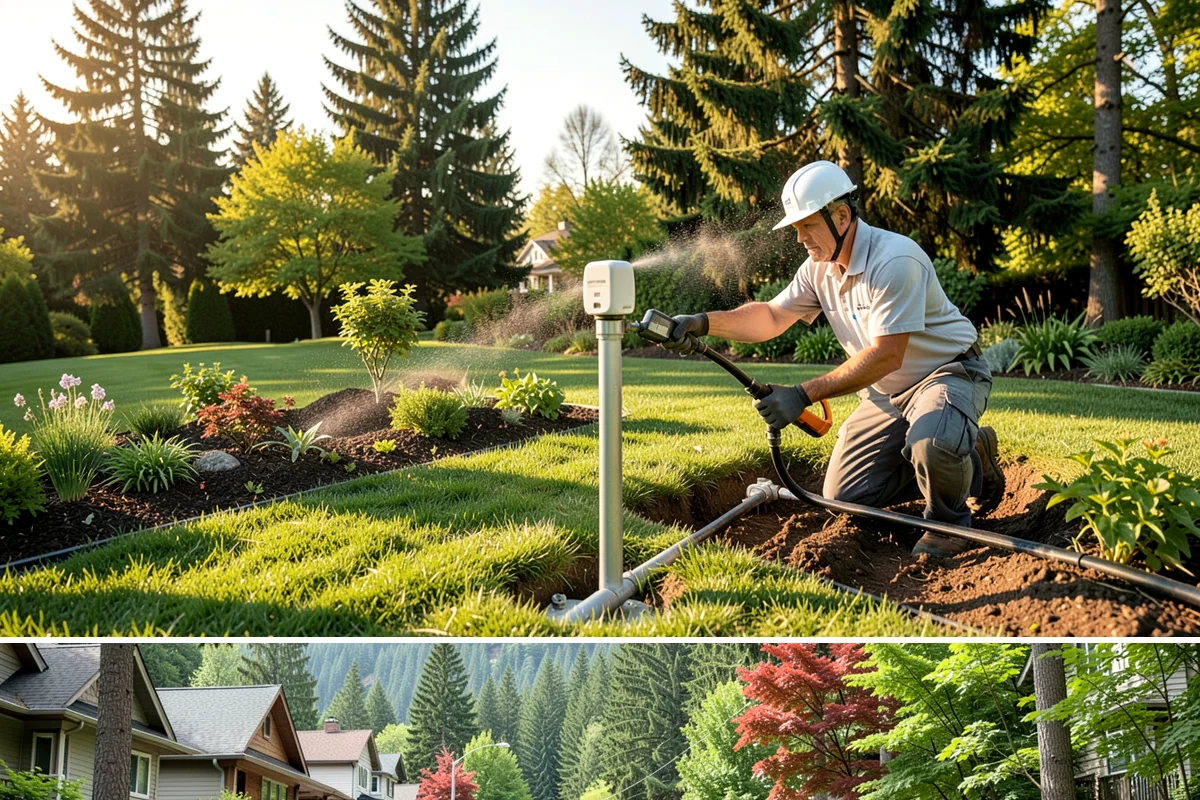 Leaf Removal in Darrington, Snohomish County, WA - Done through the fall, often on a recurring schedule.