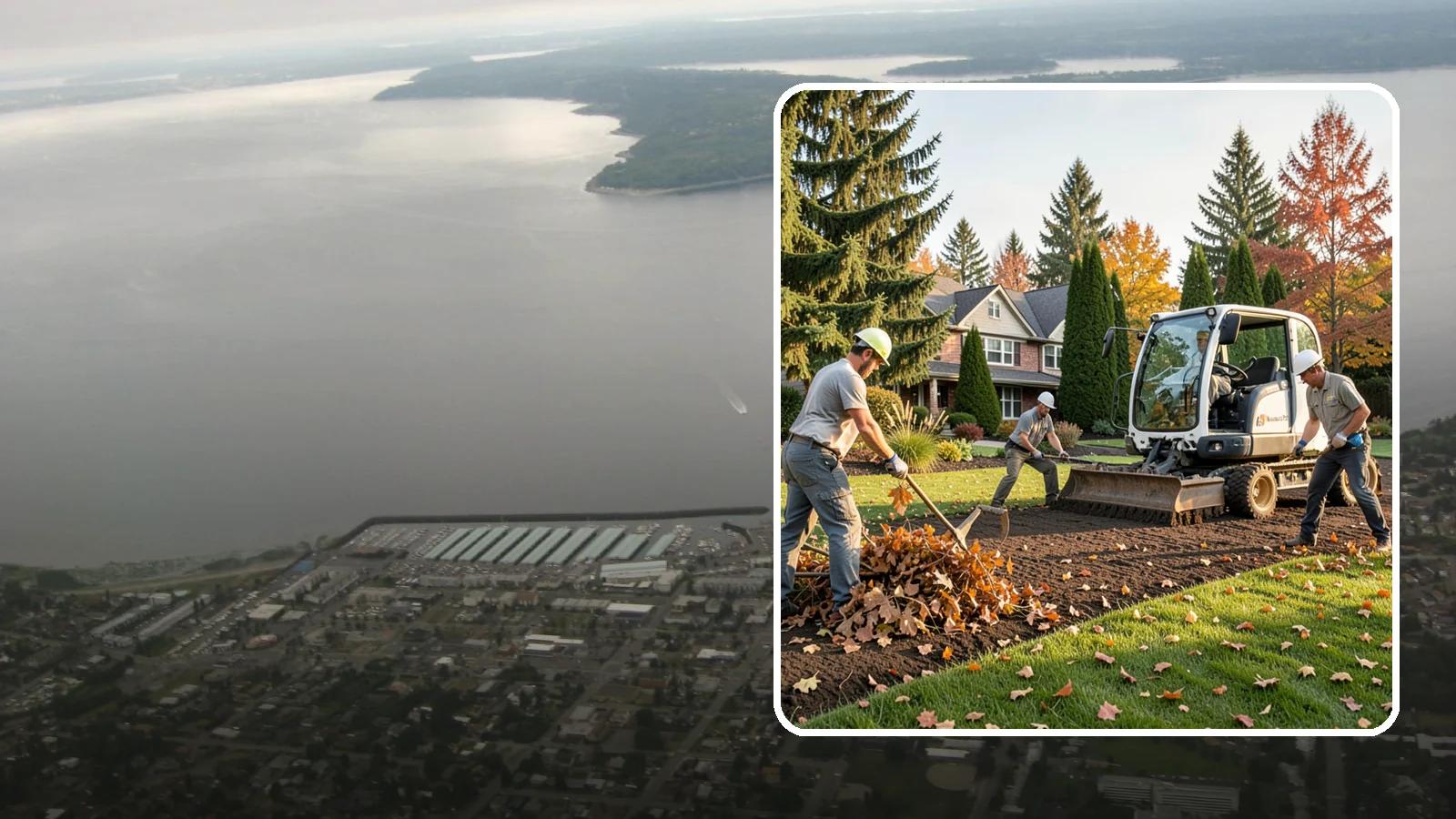 Leaf Removal in Des Moines, King County, WA - Efficient leaf cleanup and removal that keeps lawns healthy and your property tidy through the fall.