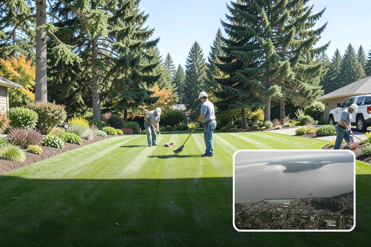 Leaf Removal in Des Moines, King County, WA - Protects lawn from smothering and disease