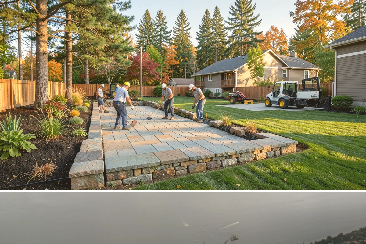 Leaf Removal in Des Moines, King County, WA - Done through the fall, often on a recurring schedule.