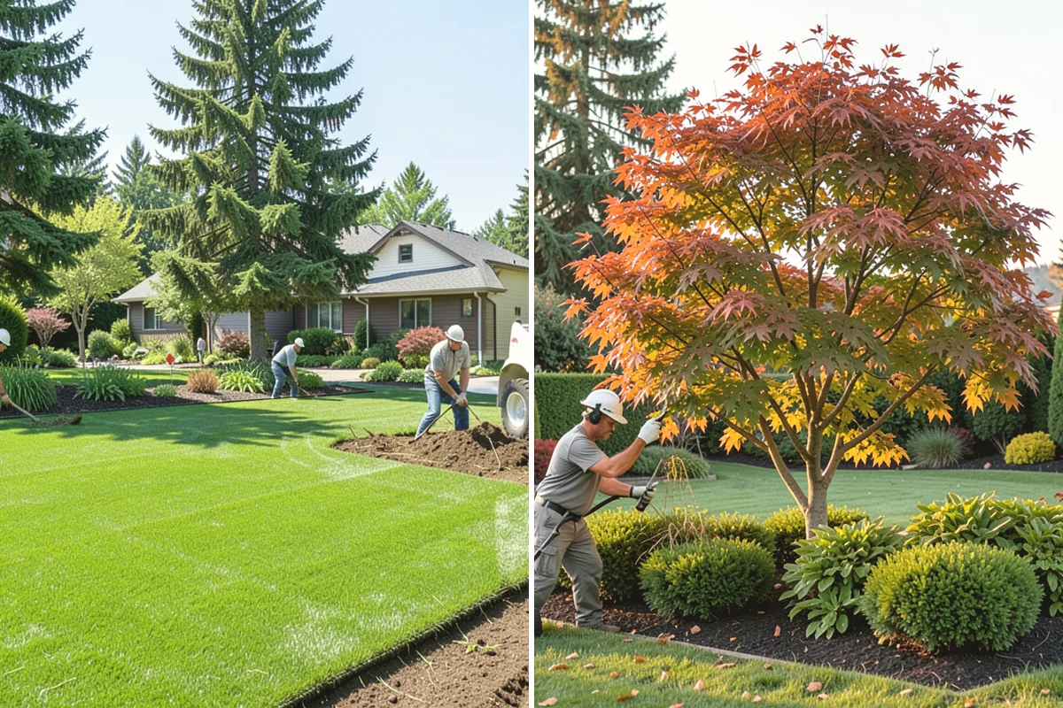Leaf Removal in Duvall, King County, WA - Assess the leaf drop and problem areas
