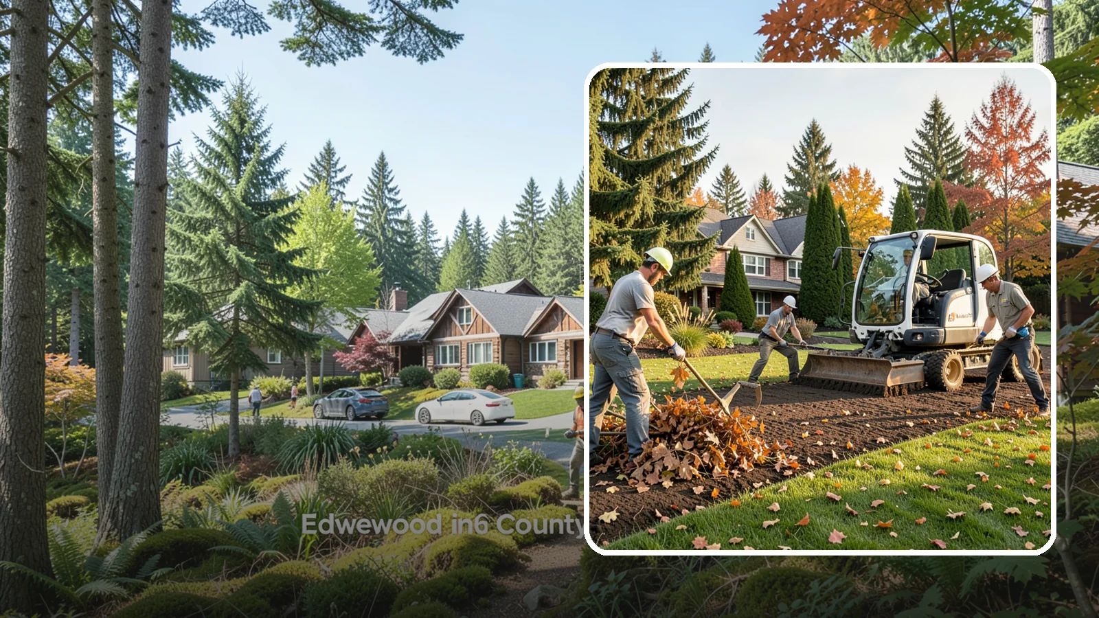 Leaf Removal in Edgewood, Pierce County, WA - Efficient leaf cleanup and removal that keeps lawns healthy and your property tidy through the fall.