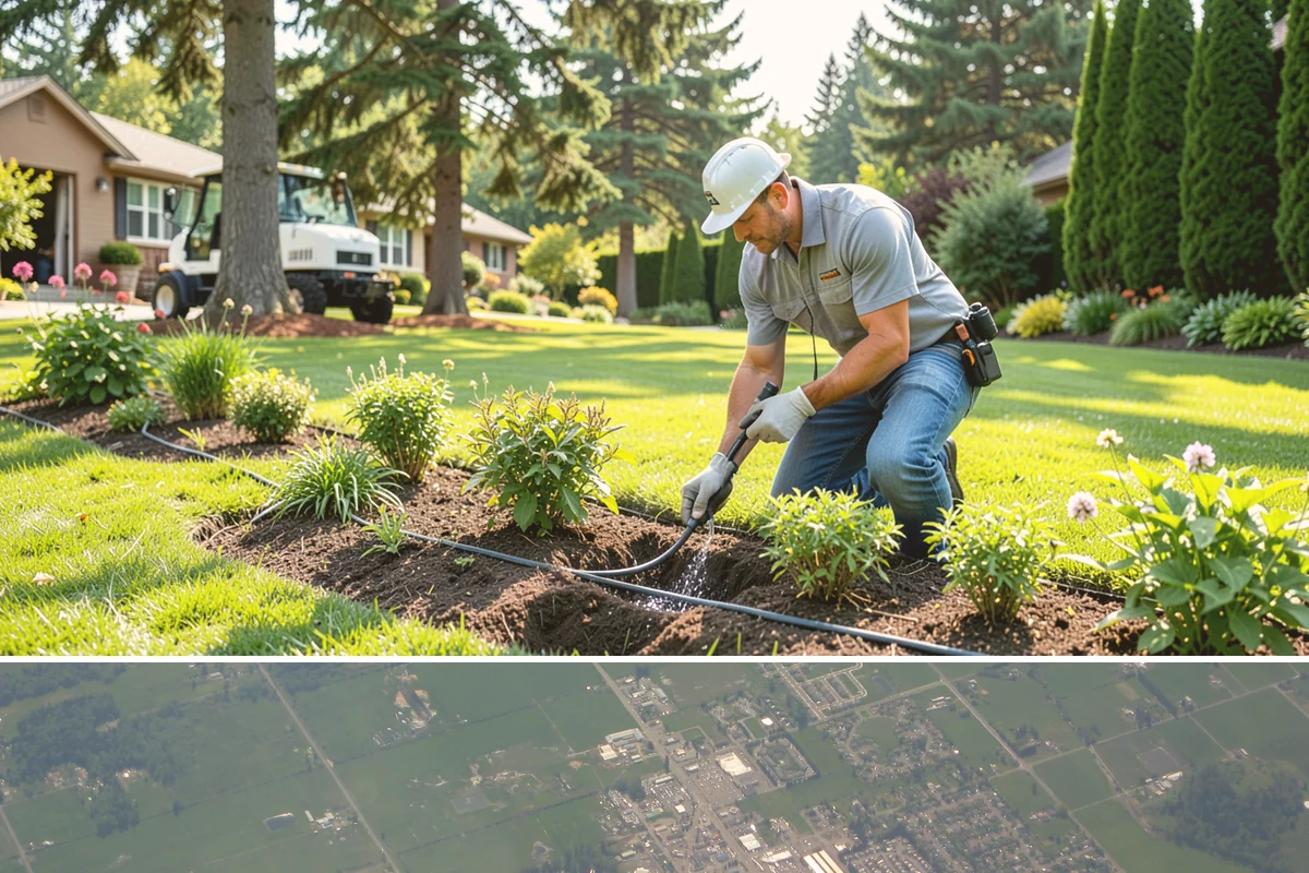 Leaf Removal in Enumclaw, King County, WA - Done through the fall, often on a recurring schedule.