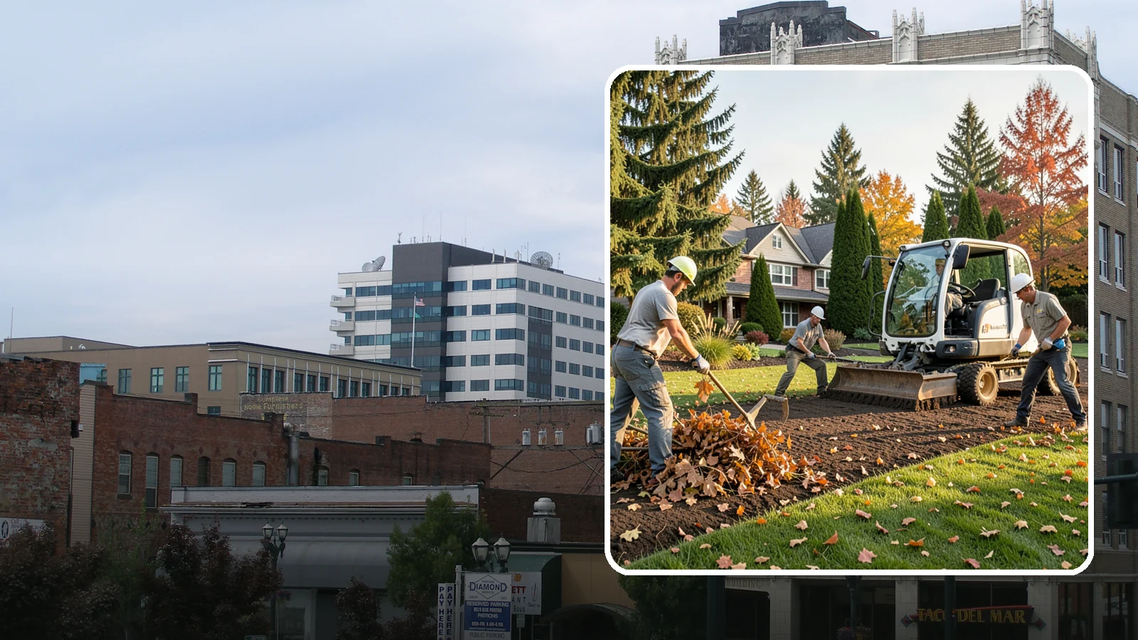 Leaf Removal in Everett, Snohomish County, WA - Efficient leaf cleanup and removal that keeps lawns healthy and your property tidy through the fall.