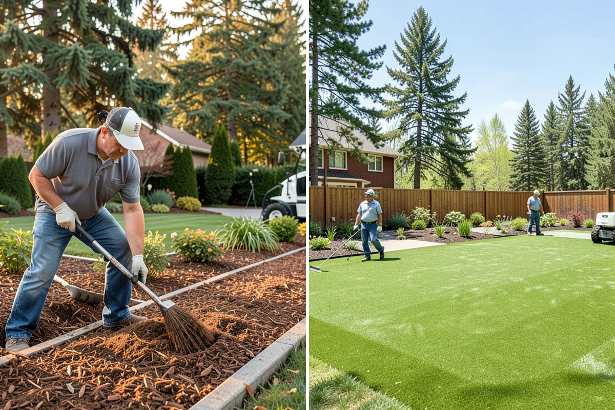 Leaf Removal in Everett, Snohomish County, WA - Assess the leaf drop and problem areas
