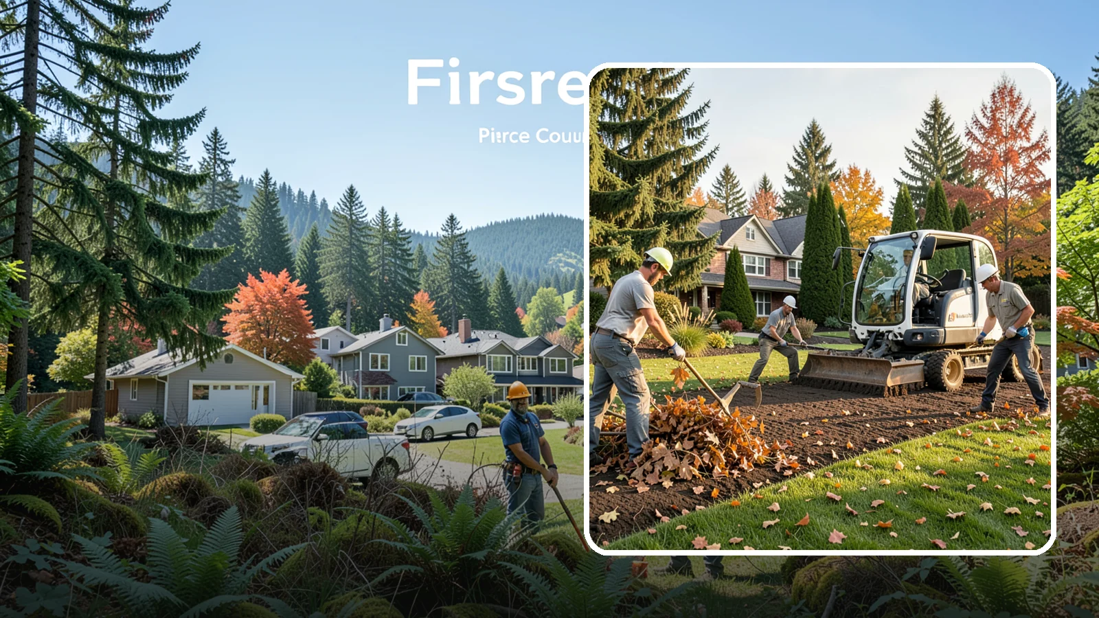 Leaf Removal in Fircrest, Pierce County, WA - Efficient leaf cleanup and removal that keeps lawns healthy and your property tidy through the fall.