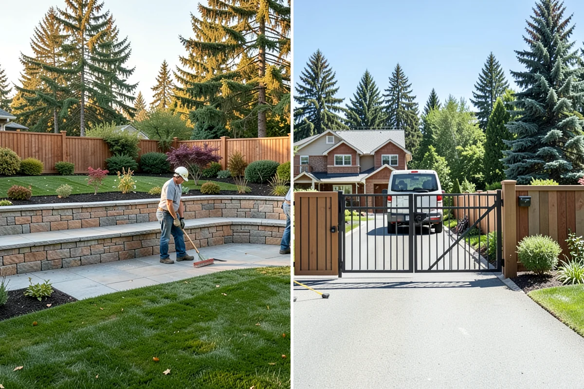 Leaf Removal in Hunts Point, King County, WA - Assess the leaf drop and problem areas
