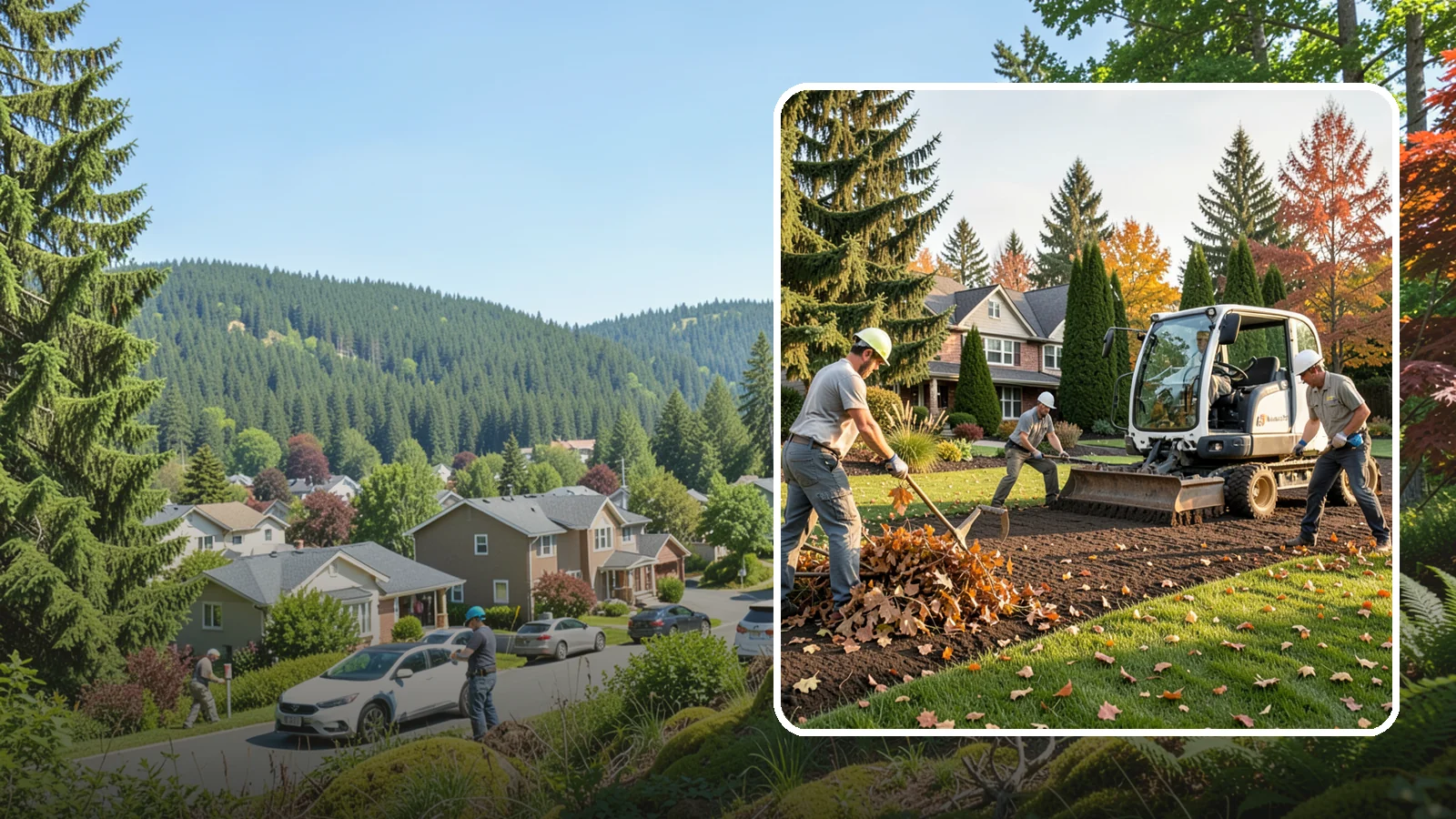 Leaf Removal in Index, Snohomish County, WA - Efficient leaf cleanup and removal that keeps lawns healthy and your property tidy through the fall.