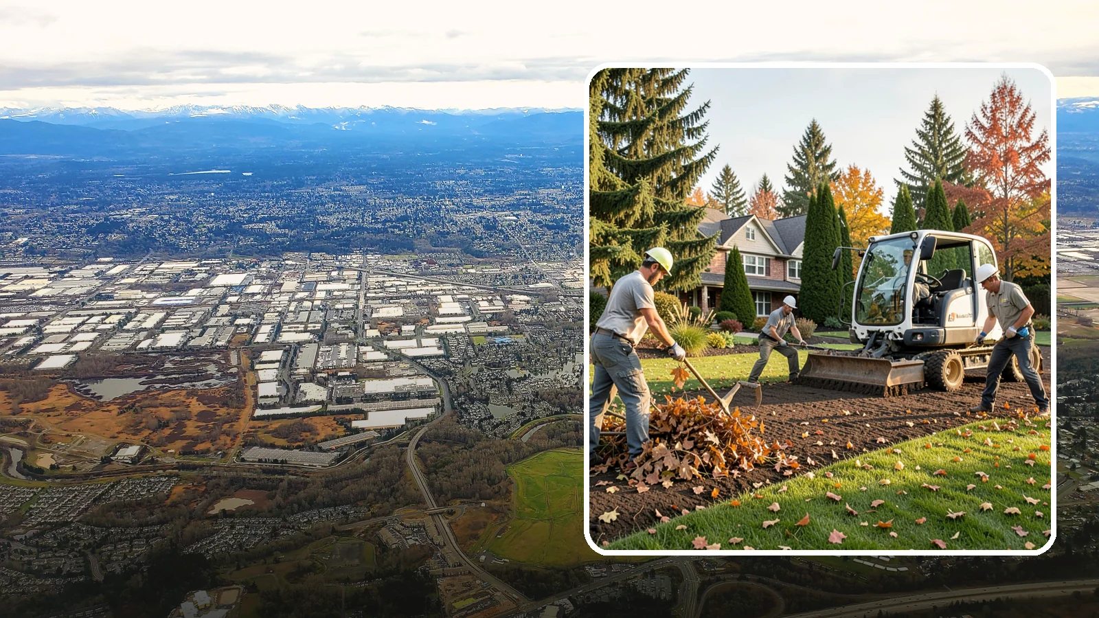 Leaf Removal in Kent, King County, WA - Efficient leaf cleanup and removal that keeps lawns healthy and your property tidy through the fall.