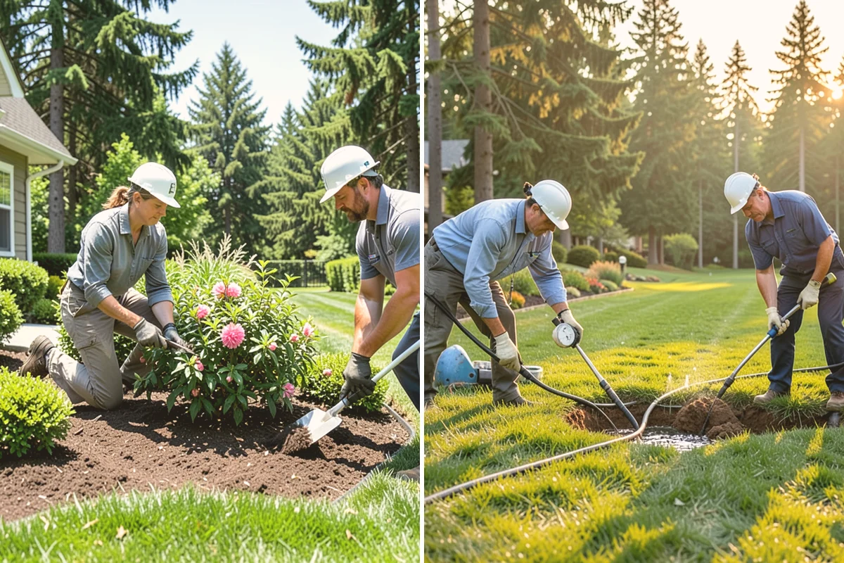 Leaf Removal in Kent, King County, WA - Assess the leaf drop and problem areas