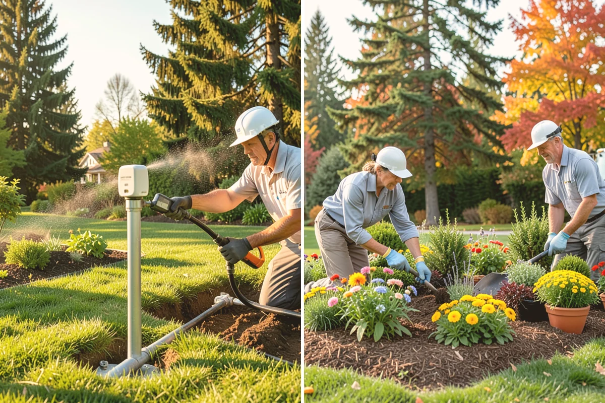 Leaf Removal in Lynnwood, Snohomish County, WA - Assess the leaf drop and problem areas