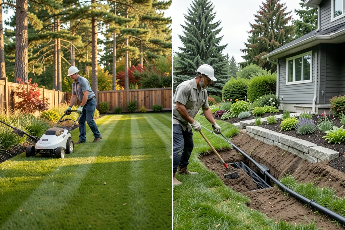 Leaf Removal in Maple Valley, King County, WA - Assess the leaf drop and problem areas