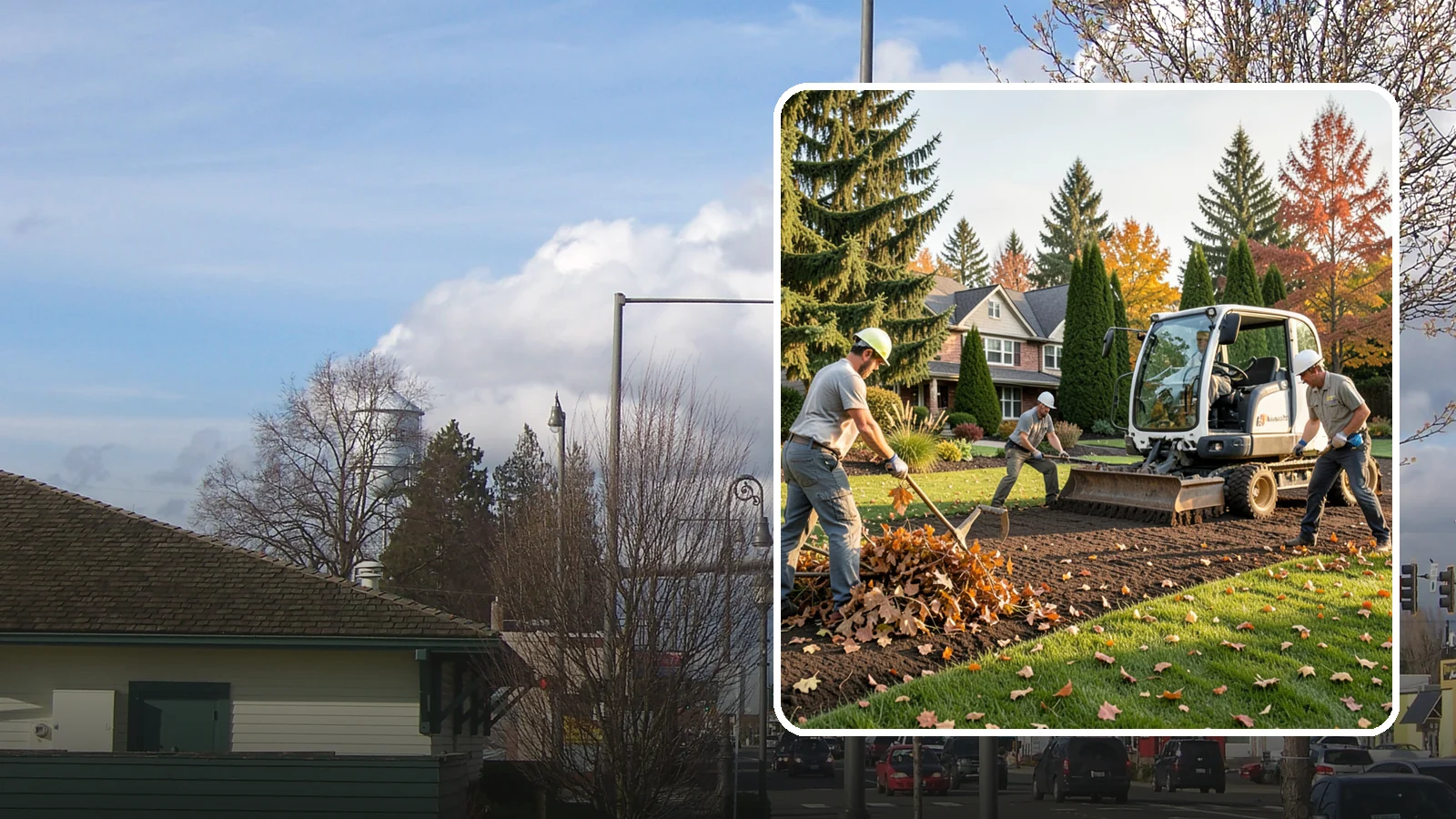 Leaf Removal in Marysville, Snohomish County, WA - Efficient leaf cleanup and removal that keeps lawns healthy and your property tidy through the fall.