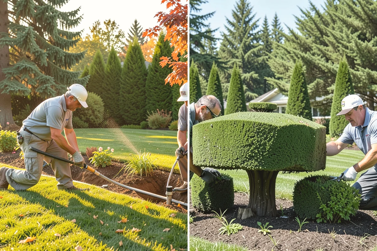 Leaf Removal in Mercer Island, King County, WA - Assess the leaf drop and problem areas
