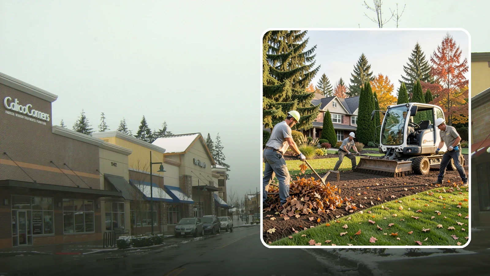 Leaf Removal in Mill Creek, Snohomish County, WA - Efficient leaf cleanup and removal that keeps lawns healthy and your property tidy through the fall.