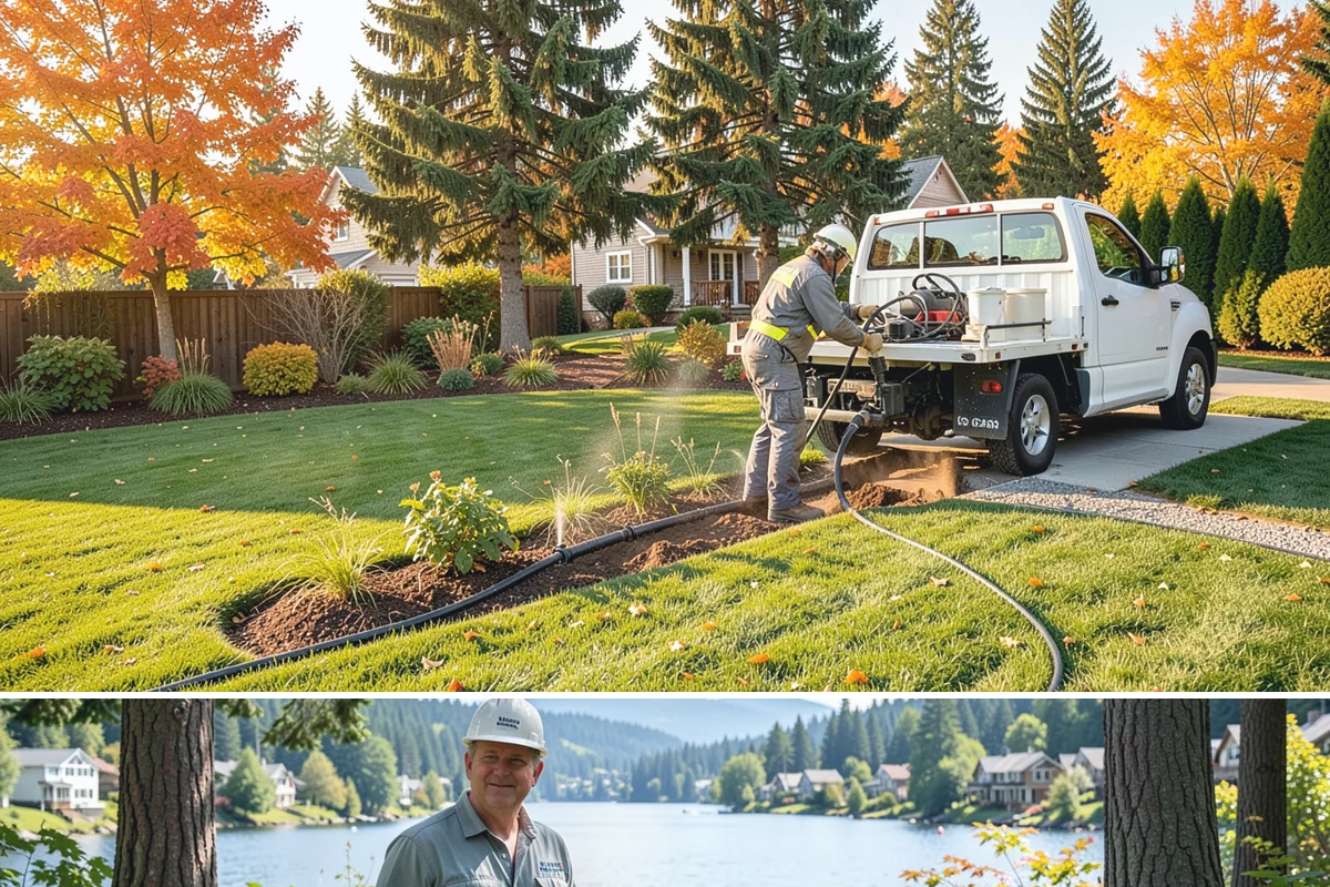 Leaf Removal in Milton, King County, WA - Done through the fall, often on a recurring schedule.