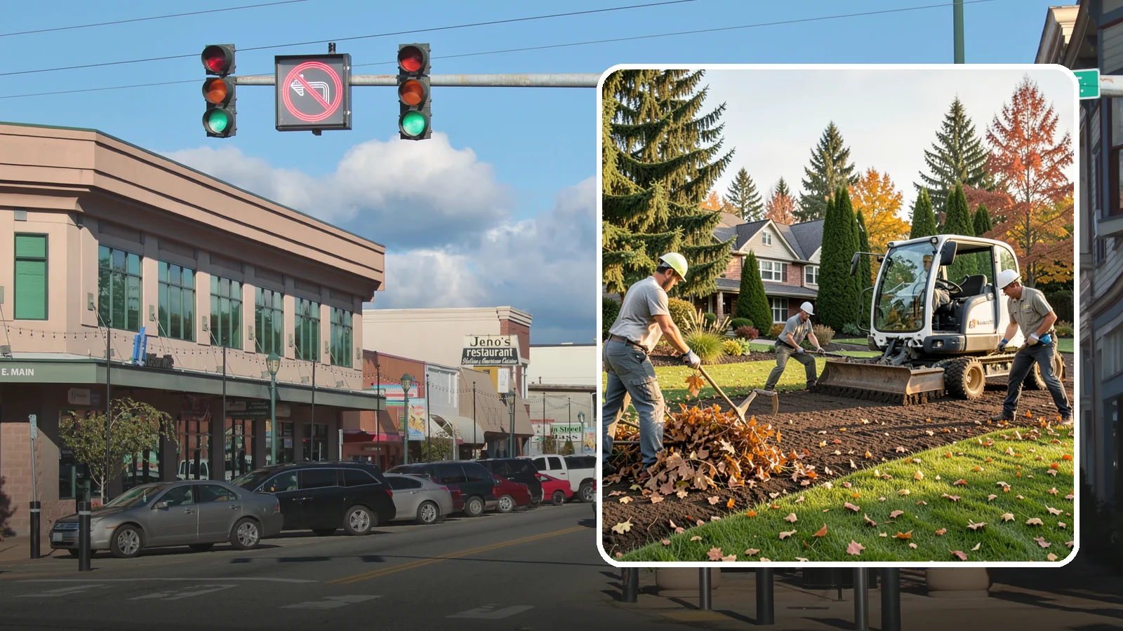 Leaf Removal in Monroe, Snohomish County, WA - Efficient leaf cleanup and removal that keeps lawns healthy and your property tidy through the fall.