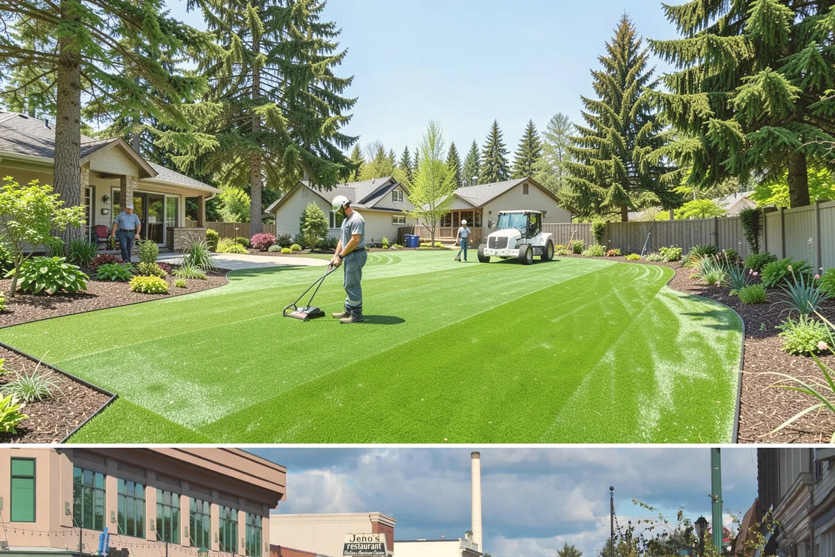 Leaf Removal in Monroe, Snohomish County, WA - Done through the fall, often on a recurring schedule.