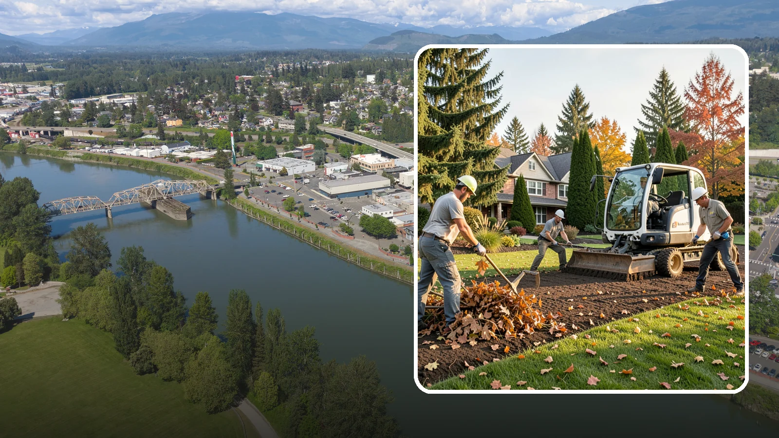Leaf Removal in Mount Vernon, Skagit County, WA - Efficient leaf cleanup and removal that keeps lawns healthy and your property tidy through the fall.